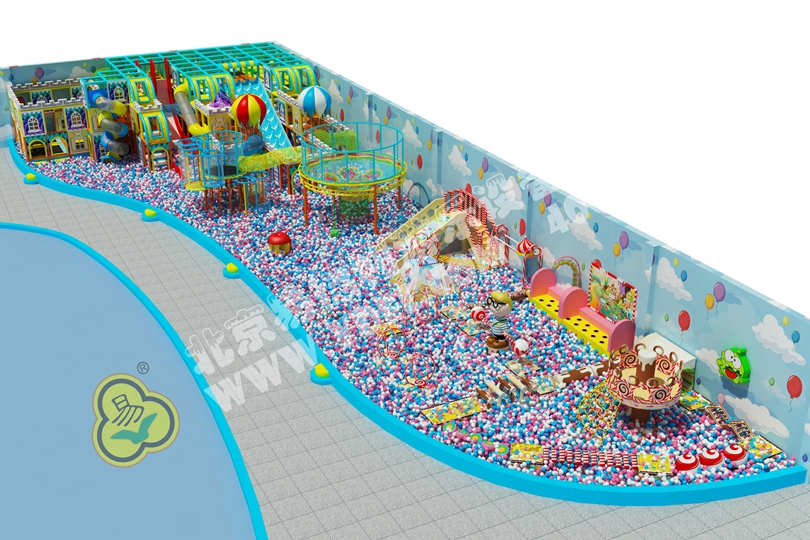 多功能闖關(guān)球池兒童樂(lè)園設(shè)備