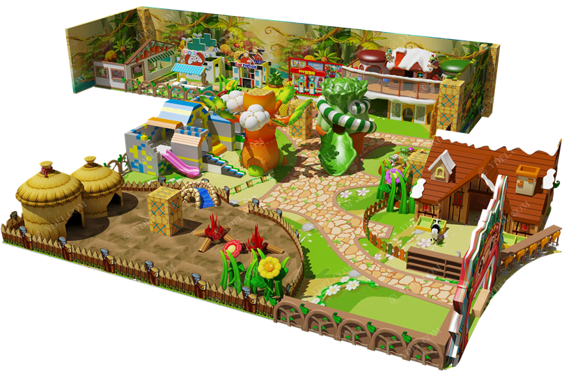 卡通淘氣堡設備
